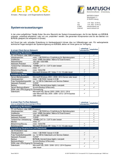 systemvoraussetzungen